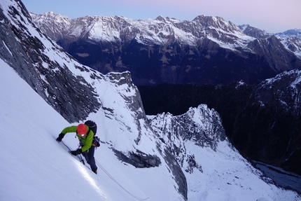 Via Cassin sul Pizzo Badile in inverno. Il report di Luca Godenzi