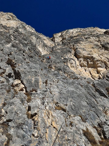 Via Gogna-Cerruti alle Pale di San Lucano: prima invernale