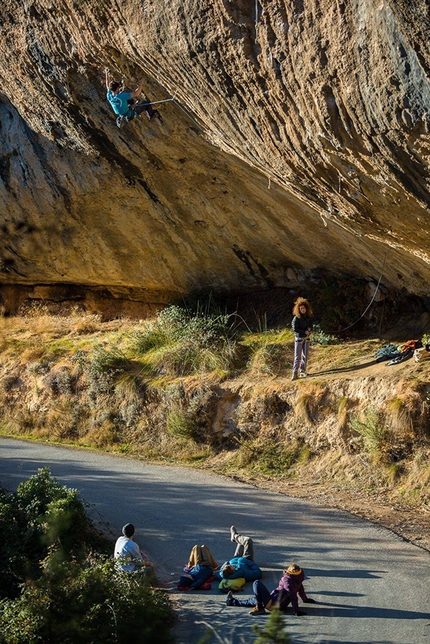 Stefano Ghisolfi, Margalef - Stefano Ghisolfi sale First Ley 9a+ a Margalef