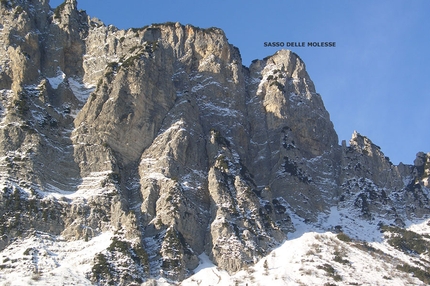 Grande artista spaziale, Sasso delle Molesse, Piccole Dolomiti, Paolo Cristofari - Sasso delle Molesse, Piccole Dolomiti