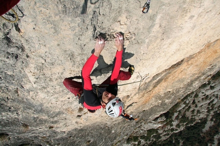 Rolando Larcher, Ultima Fiamma, Piccolo Dain - Rolando Larcher sale il 7° tiro di Ultima Fiamma, Piccolo Dain