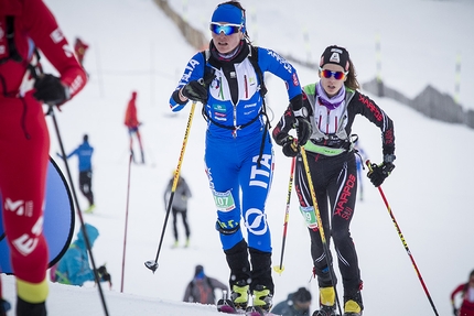 Ski Mountaineering World Cup 2017 - During the first stage of the Ski Mountaineering World Cup 2017 at Font Blanca, Andorra. Vertical race