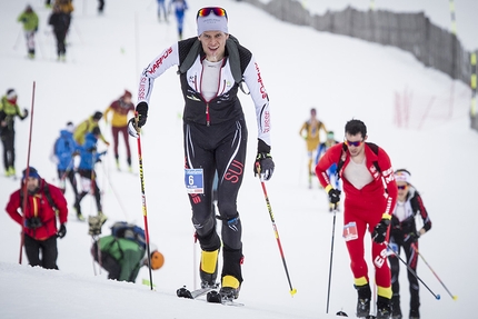Coppa del Mondo di scialpinismo 2017 - Werner Marti durante la prima tappa della Coppa del Mondo di scialpinismo 2017 a Font Blanca, Andorra. Vertical Race