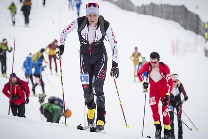 Ski Mountaineering World Cup 2017 - Werner Marti winning the first stage of the Ski Mountaineering World Cup 2017 at Font Blanca, Andorra. Vertical race