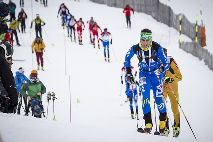 Ski Mountaineering World Cup 2017 - Luca Faifer during the first stage of the Ski Mountaineering World Cup 2017 at Font Blanca, Andorra. Vertical race