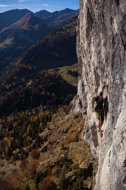 Andrea Polo, Scogliera, Pal Piccolo - Andrea Polo ripete Team Vision 8c/c+ alla Scogliera di Pal Piccolo