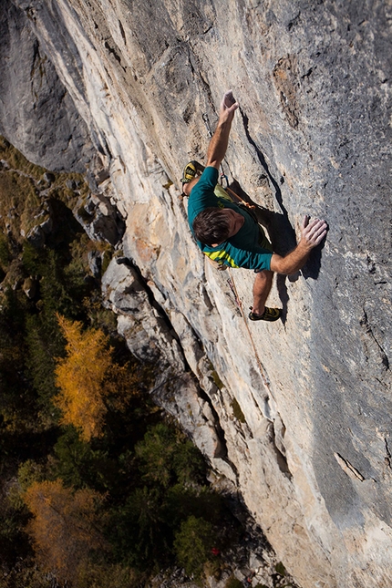 Andrea Polo, Scogliera, Pal Piccolo - Andrea Polo ripete Team Vision 8c/c+ alla Scogliera di Pal Piccolo