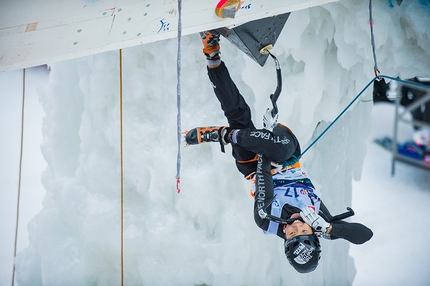 Ice Climbing World Cup 2017 won in Corvara by HeeYong Park and Han Na Rai Song