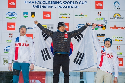 Ice Climbing World Cup 2017 - Durante la Coppa del Mondo di arrampicata su ghiaccio 2017 a Corvara - Rabenstein