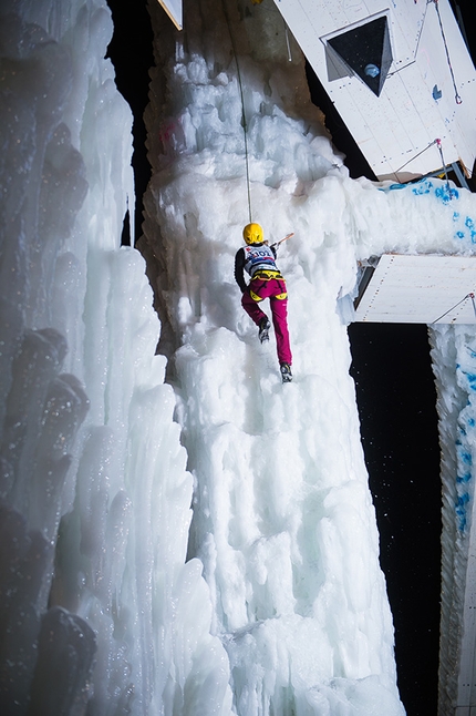 Ice Climbing World Cup 2017 - Ice climbing World Cup at Rabenstein, Italy, Speed.