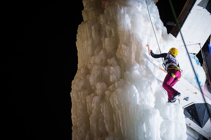 Ice Climbing World Cup 2017 - Ice climbing World Cup at Rabenstein, Italy, Speed.