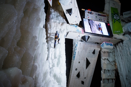 Ice Climbing World Cup 2017 - Ice climbing World Cup at Rabenstein, Italy, Speed.