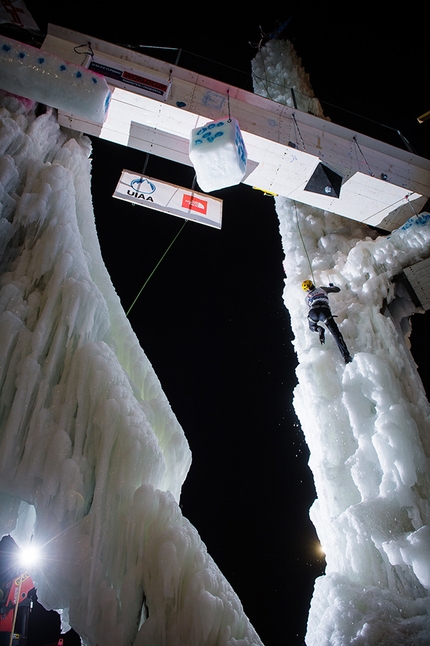 Ice Climbing World Cup 2017 - Ice climbing World Cup at Rabenstein, Italy, Speed.