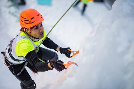 Ice Climbing World Cup 2017 - Ice climbing World Cup at Rabenstein, Italy, Speed.