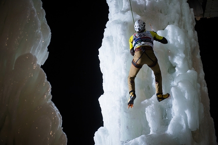 Ice Climbing World Cup 2017 - Ice climbing World Cup at Rabenstein, Italy, Speed.