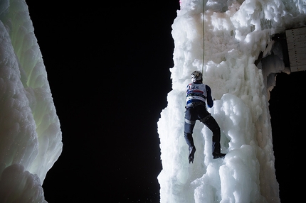 Ice Climbing World Cup 2017 - Durante la Coppa del Mondo di arrampicata su ghiaccio 2017 a Corvara - Rabenstein. Speed.