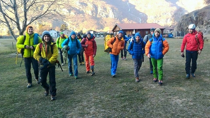 Corso aspiranti guida alpina 2017 - 2018 - I membri del corso aspiranti guida alpina 2017 - 2018