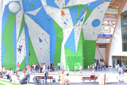 Campitello di Fassa, IFSC Climbing European Championships - The ADEL climbing wall at Campitello di Fassa, Italy 