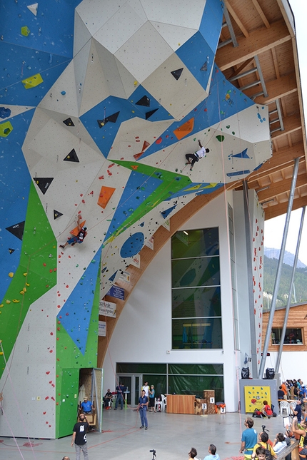 Campitello di Fassa, IFSC Climbing European Championships - The ADEL climbing wall at Campitello di Fassa, Italy 