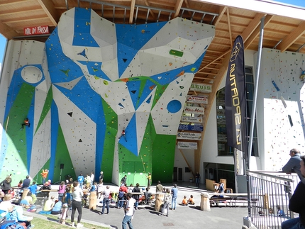 Campitello di Fassa, IFSC Climbing European Championships - The ADEL climbing wall at Campitello di Fassa, Italy 