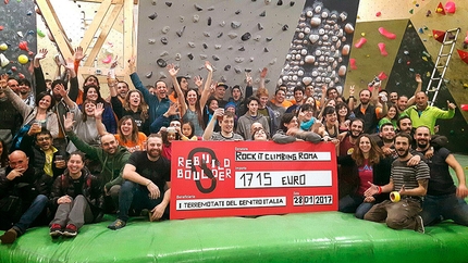 Earthquake in Central Italy, climbing and solidarity: Rebuild Boulder raises 11,000 euro