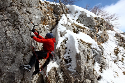 Febbre da Cavallo, Campitello Matese, Molise - Durante il meeting di drytooling Febbre da Cavallo, Campitello Matese, Molise