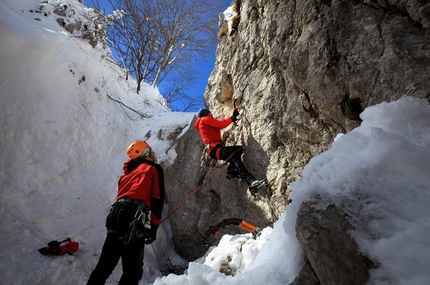 Febbre da Cavallo, Campitello Matese, Molise - Durante il meeting di drytooling Febbre da Cavallo, Campitello Matese, Molise