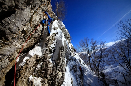 Febbre da Cavallo, Campitello Matese, Molise - Durante il meeting di drytooling Febbre da Cavallo, Campitello Matese, Molise