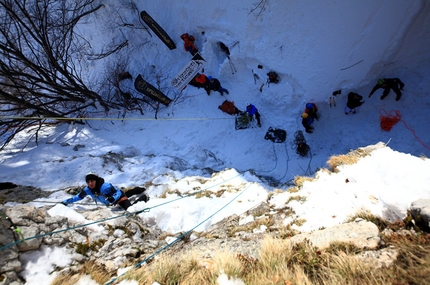 Febbre da Cavallo, Campitello Matese, Molise - Durante il meeting di drytooling Febbre da Cavallo, Campitello Matese, Molise