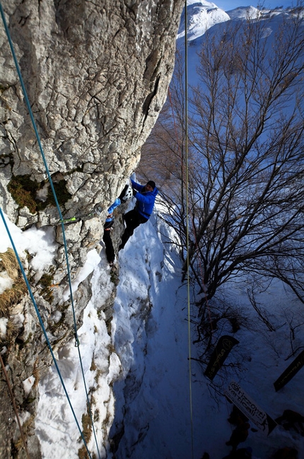 Febbre da Cavallo, Campitello Matese, Molise - Durante il meeting di drytooling Febbre da Cavallo, Campitello Matese, Molise