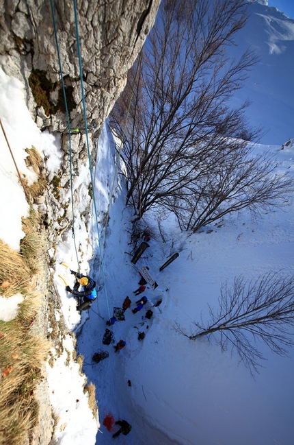 Febbre da Cavallo, Campitello Matese, Molise - Durante il meeting di drytooling Febbre da Cavallo, Campitello Matese, Molise