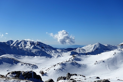 Febbre da Cavallo, Campitello Matese, Molise - Durante il trekking invernale verso il Monte Gallinola