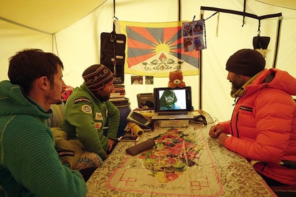 Everest, winter, Alex Txikon, Himalaya - The Spanish expedition led by Alex Txikon attempting to climb Everest in winter without supplementary oxygen