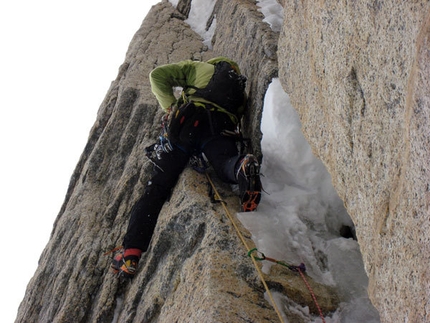 Patagonia - Andrea Reboldi in azione