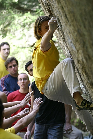 Melloblocco 2005, Val Masino, Val di Mello - Melloblocco 2005: Alberto Gnerro