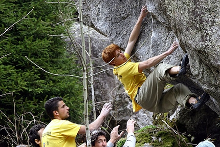 Melloblocco 2005, Val Masino, Val di Mello - Melloblocco 2005: Gabriele Moroni