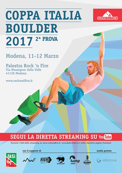 Coppa Italia Boulder 2017 - live streaming da Modena