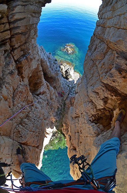 Pedra Longa in Sardinia / The Spigolo dell'Ospitalità rock climb