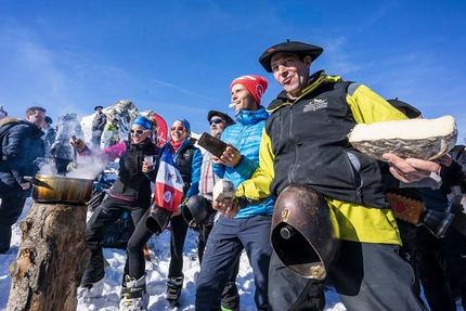 Pierra Menta 2017, scialpinismo - Durante l'ultima tappa della Pierra Menta 2017