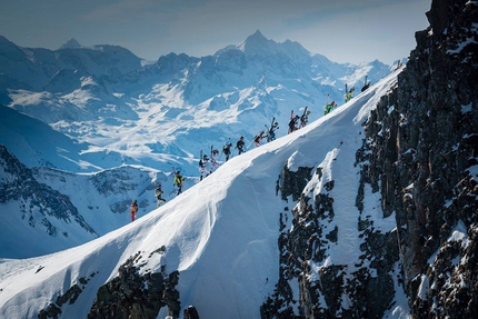 Pierra Menta 2017, scialpinismo - Durante l'ultima tappa della Pierra Menta 2017