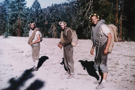 Royal Robbins - Royal Robbins, Tom Frost and Chuck Pratt after the first ascent of Salathé Wall, El Capitan