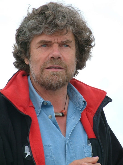 Reinhold Messner - Reinhold Messner al Messner Mountain Museum Dolomites sul Monte Rite (Dolomiti)