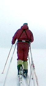 Islanda, ghiacciaio Vatnajokull - La prima traversata invernale solitaria del ghiacciaio Vatnajokull da Nord (Kverkjokull) a Sud (Skaftafellsjokull). 