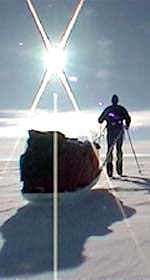 Islanda, ghiacciaio Vatnajokull - La prima traversata invernale solitaria del ghiacciaio Vatnajokull da Nord (Kverkjokull) a Sud (Skaftafellsjokull). 