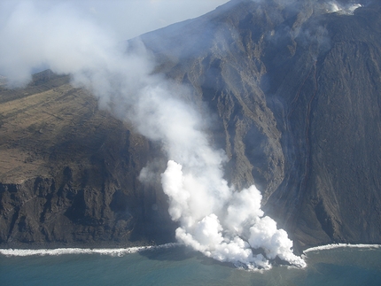 Il vulcano di Stromboli - L'eruzione del volcano di Stromboli