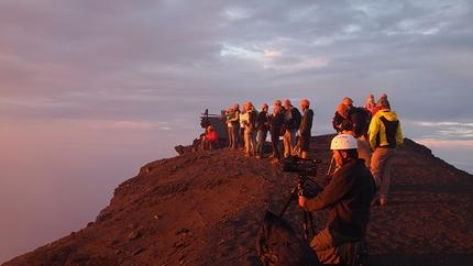 Il vulcano di Stromboli, Isole Eolie, Sicilia - La salita a piedi al cratere del vulcano di Stromboli