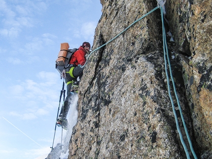 Hansjörg Auer, Matthias Auer traverse Ötztal Alps Kaunergrat in winter