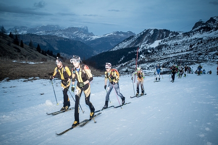 Sellaronda Skimarathon 2017, Dolomiti - Durante la 22° edizione del Skimarathon