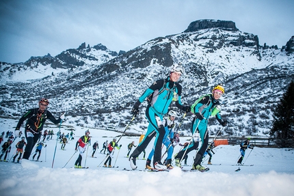 Sellaronda Skimarathon 2017, Dolomiti - Durante la 22° edizione del Skimarathon