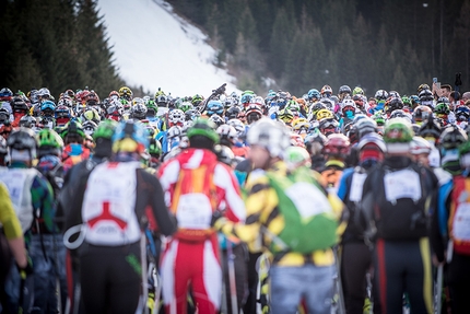 Sellaronda Skimarathon 2017, Dolomites - During the 22nd Sellaronda Skimarathon 2017, the famous ski mountaineering competition in the Dolomites